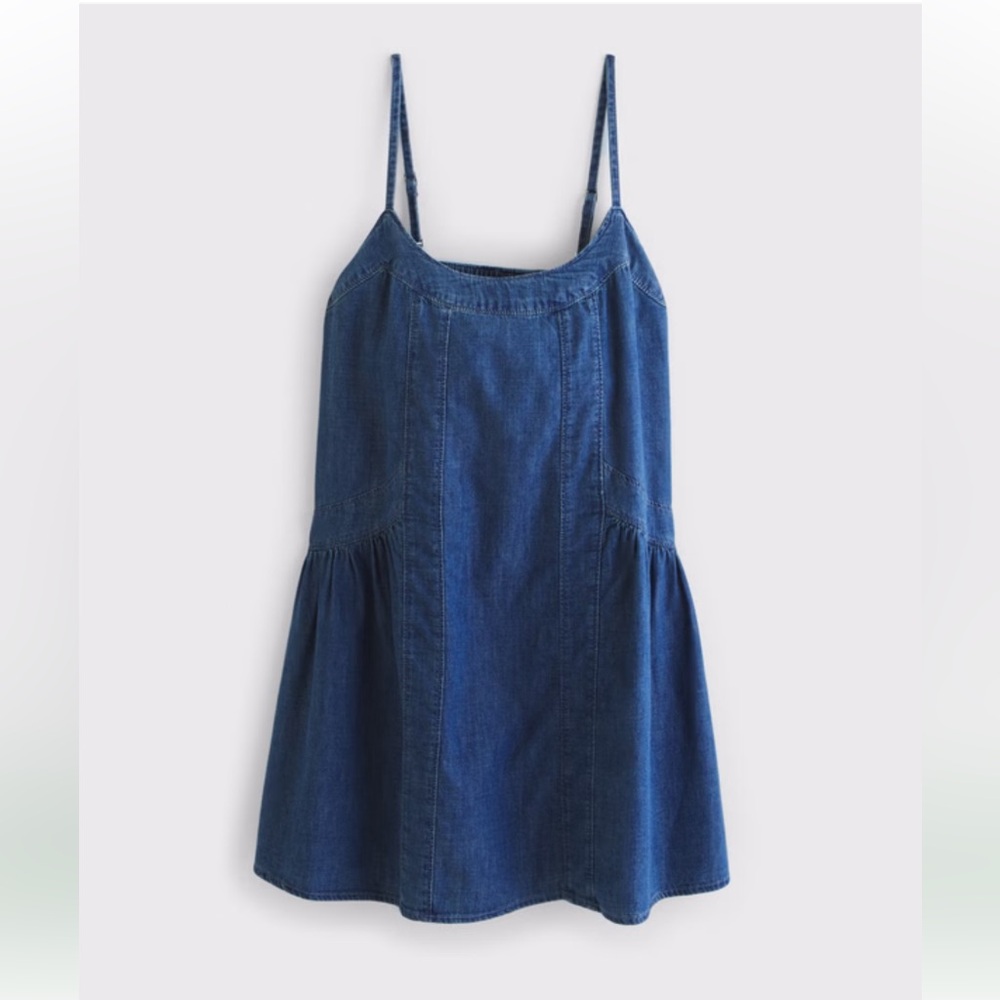 Abercrombie & Fitch Dark Blue Denim Dress